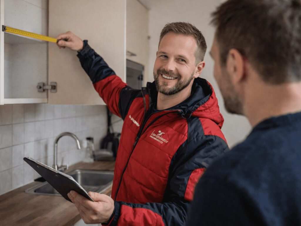 Individuelle Umzugsplanung bei der Besichtigung durch Ihr-Umzugsservice – zuverlässiges Umzugsunternehmen Leipzig.